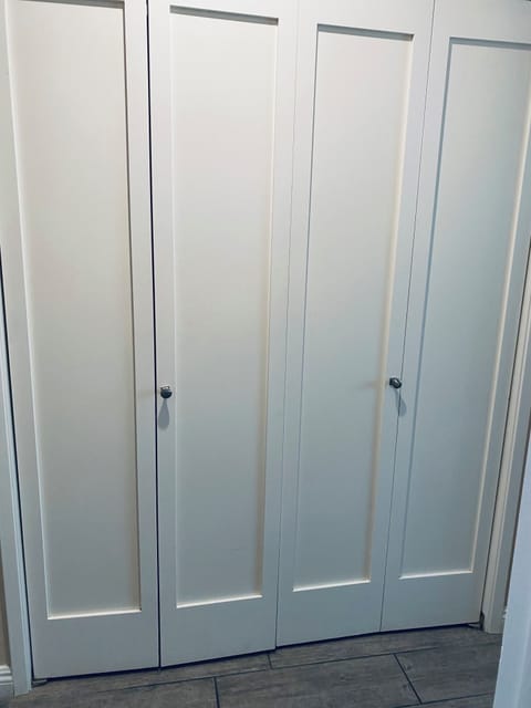 Laundry area and big surprise(s) behind these doors...