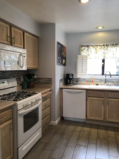 Kitchen with new dishwasher