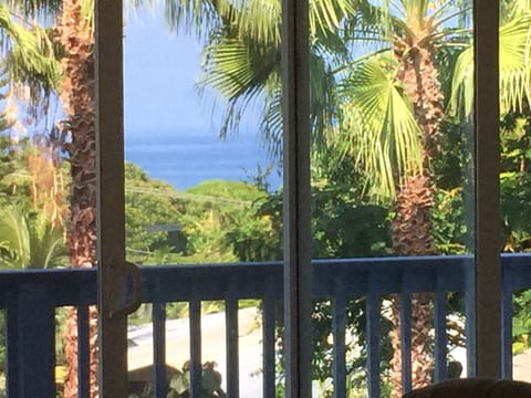 The makai (ocean) view from the upstairs bedroom/great room