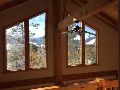 Lots of light and views from the great room