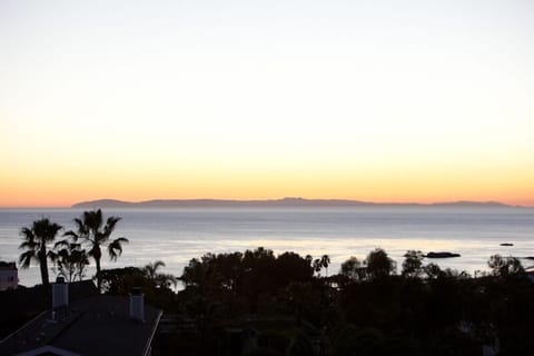 Actual Sunset View with Catalina Island from the property.