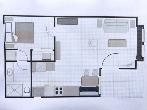 Floorpan of Phinney Ridge Bungalow