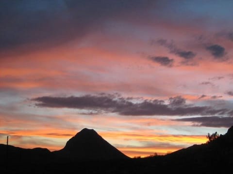 Sunset Over Mountains