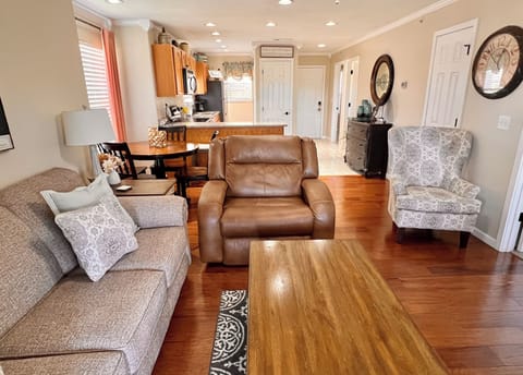 You’ll love the fabulous recliner and queen sleeper sofa with upgrade mattress