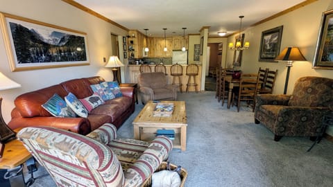 BC West Condo C3 living room and kitchen