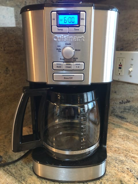 Programmable coffee maker