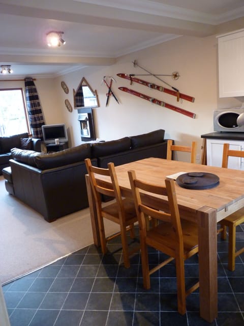 Looking from the kitchen