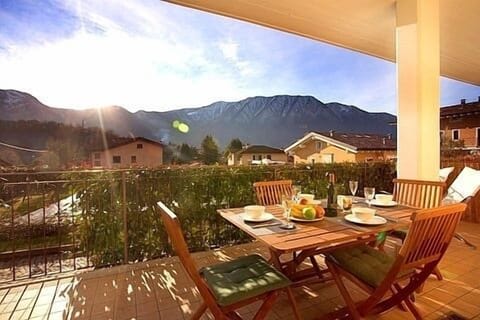 The home enjoys a sunny aspect