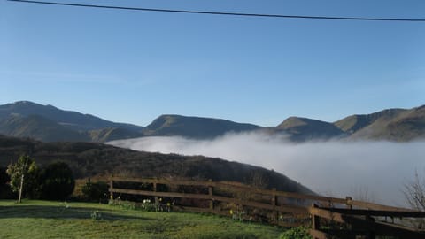 Cloud inversion Easter 2015 from garden