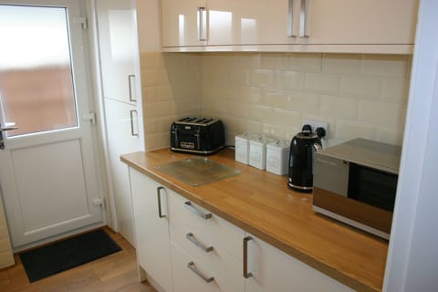 Kitchen newly fitted with integrated appliances