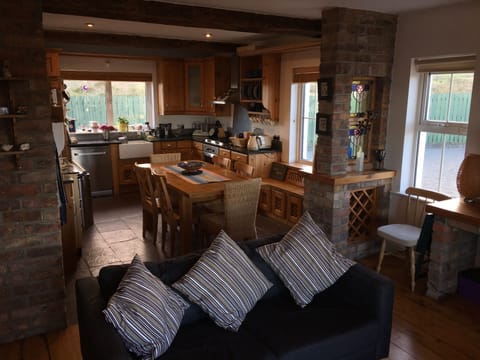 Living Room looking into kitchen/dining.