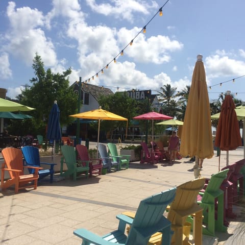 Downtown sitting area