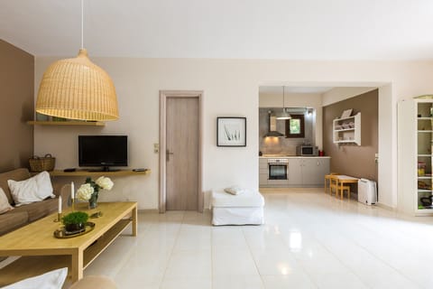 This area also features a fully equipped kitchen!