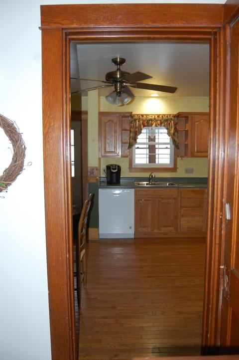 Kitchen view from front door