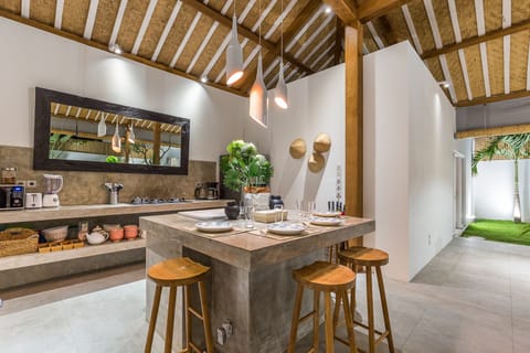 kitchen with island