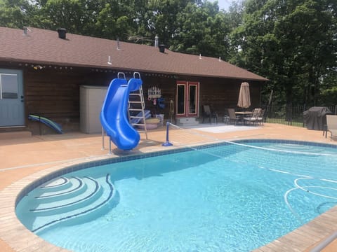 Slide, volleyball and basketball!