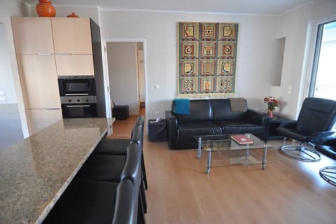 Relax on the couch after sightseeing