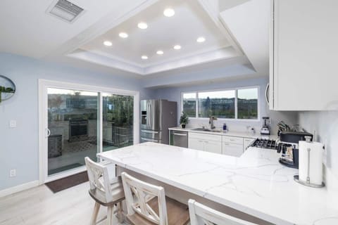 Prepare and enjoy your own meal in this beautiful gourmet kitchen.