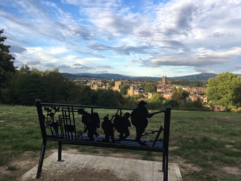 View of Ludlow from Whitcliffe Common