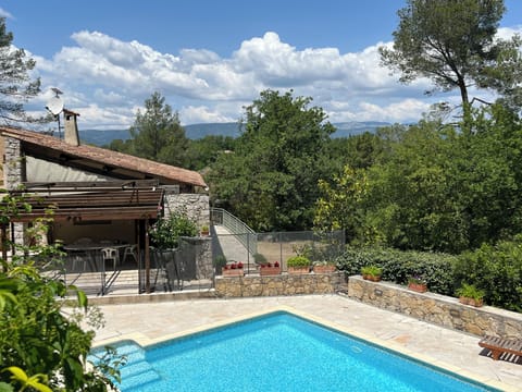Pool and valley
view
