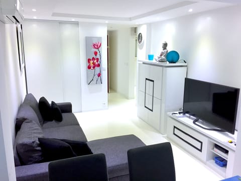 Lounge with sofa bed for exceptional use 