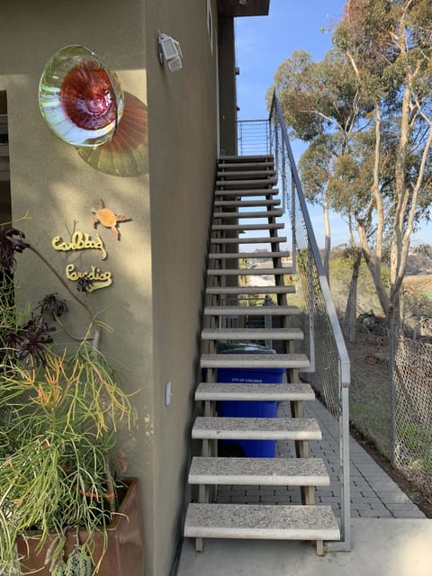 Stairs to the apartment
