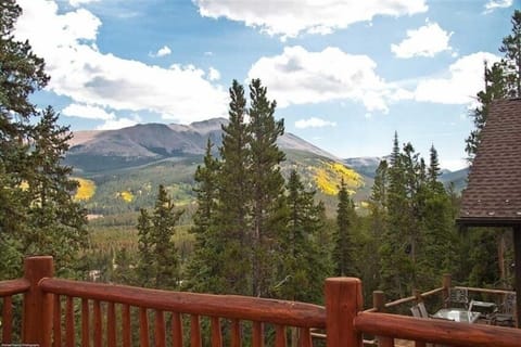 Deck view of Mount Baldy