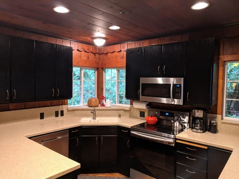Kitchen with brand new appliances