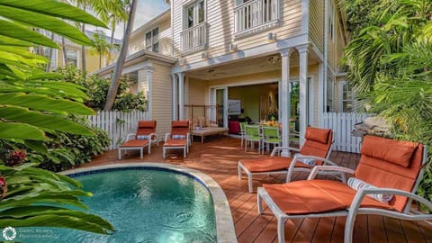 Jasmine Jewel is one of the only two bedroom homes in Truman Annex with a private pool...