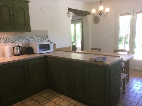 Kitchen and dining area