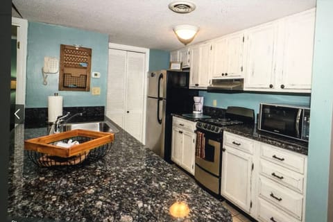 updated stainless steel kitchen