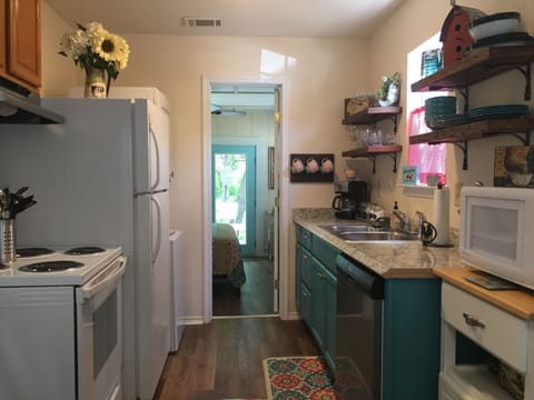 Kitchen:  fully equipped.
Just bring food
