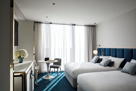 Classic Room, 2 Queen Beds | Premium bedding, minibar, in-room safe, laptop workspace