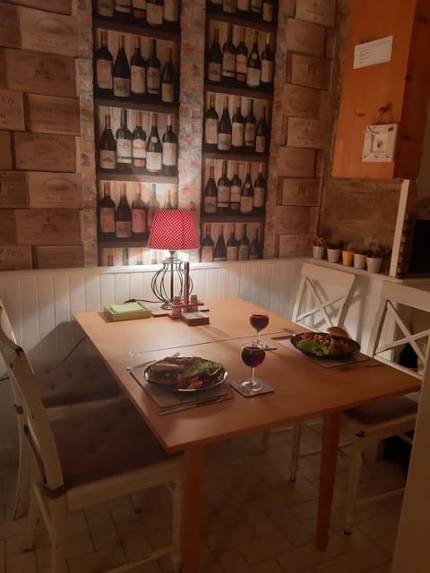 Intimate dining in the kitchen