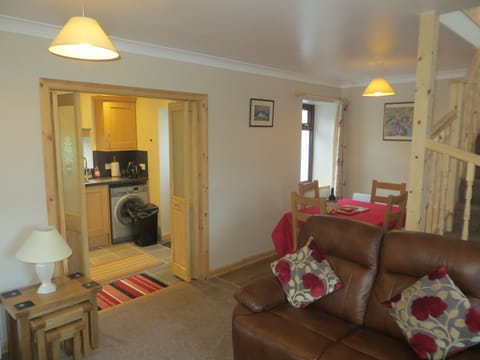 Sitting room towards the kitchen.