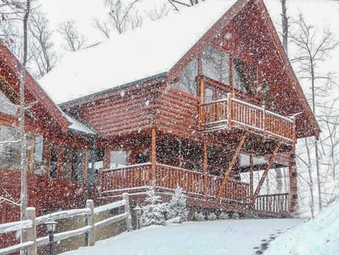 A snow day on mountain top.