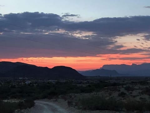 Sunset Over Ghost town