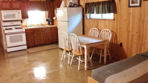 Kitchen and dining area