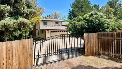 Private, gated entry way.