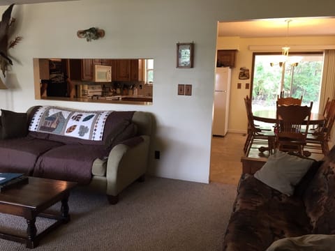 Kitchen entrance from Living Room