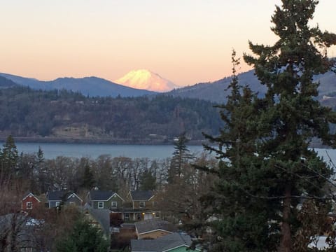 Fall Sunset on Mt Adams - From the Deck.