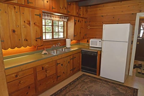 Handcrafted kitchen cabinets.