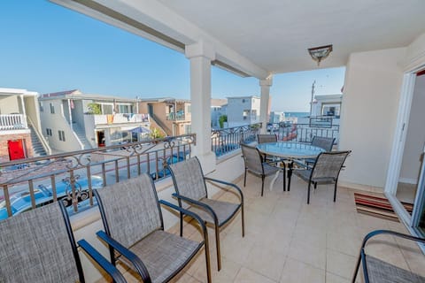 Ocean views and breezes can be enjoyed from the second level front balcony, just 3 houses from the 35th Street beach and boardwalk.