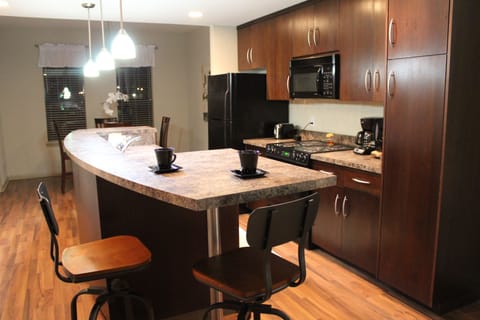 Sip a little java in our stylish kitchen.