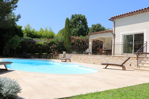 private pool and terrace