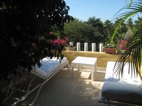 Chaise Lounge chairs at the terrace