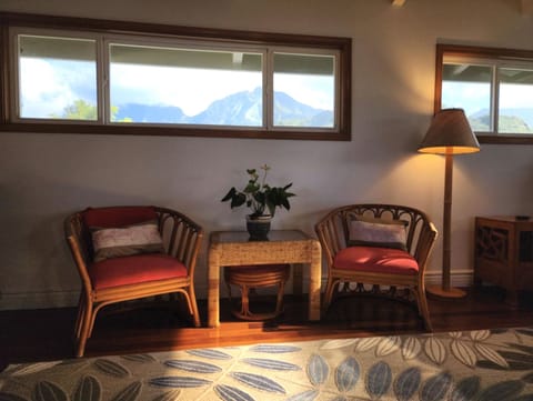 KN loft room - South facing view form bonus room.