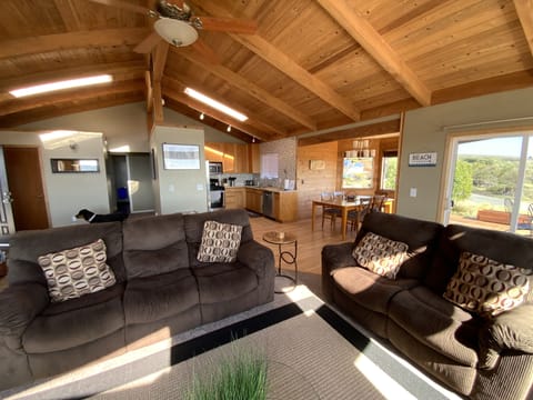 View from front of great room looking towards kitchen