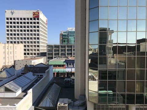 Downtown Victoria as seen from patio