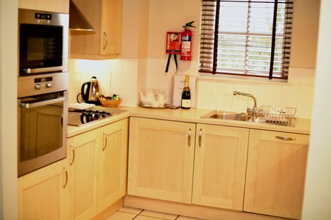 The Kitchen at Duchally, Double Oven, Microwave, Fridge freezer, Dishwasher.